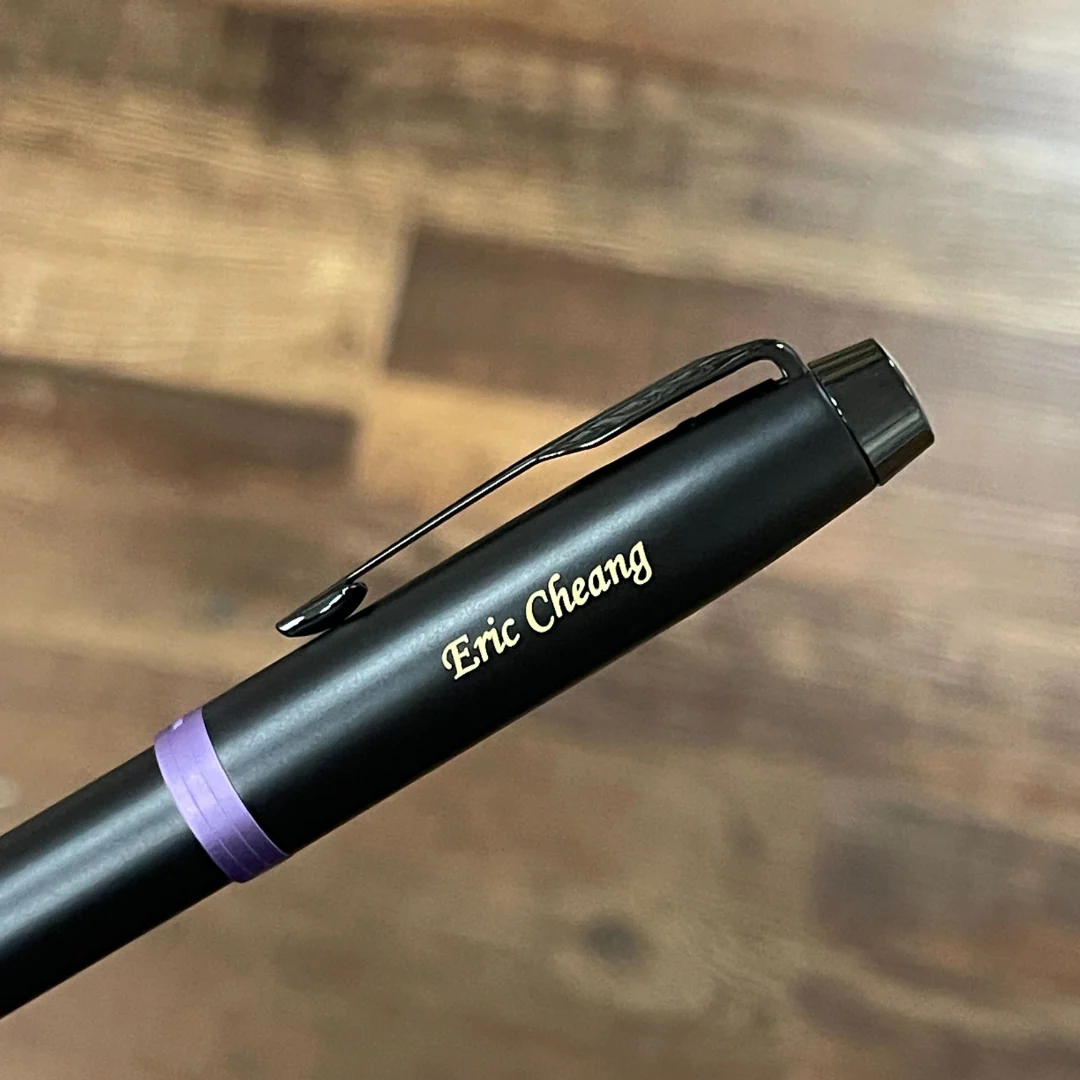 Parker IM PROFESSIONAL Vibrant Ring Rollerball Pen Amethyst Purple - Image 4