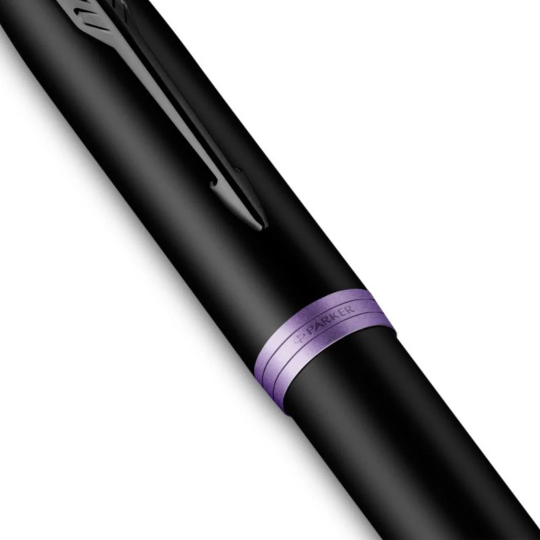 Parker IM PROFESSIONAL Vibrant Ring Rollerball Pen Amethyst Purple - Image 7