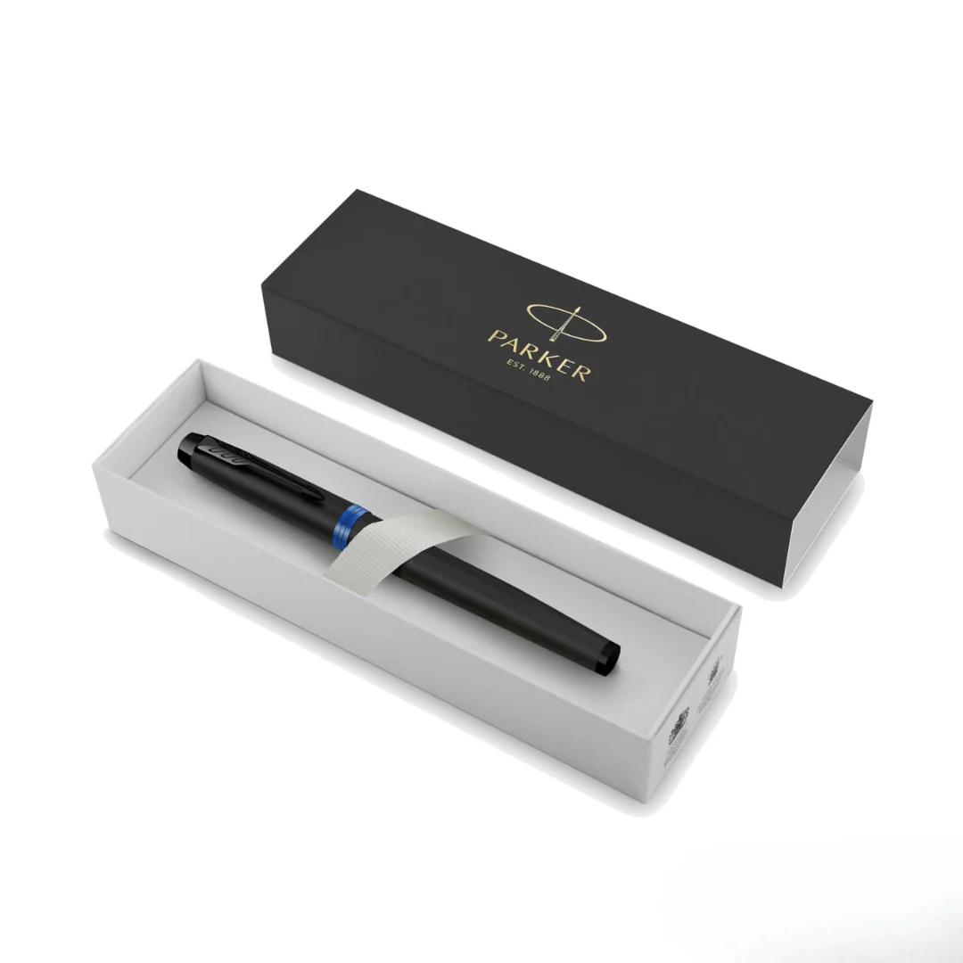 Parker IM PROFESSIONAL Vibrant Ring BT Rollerball Pen Marine Blue - Image 9