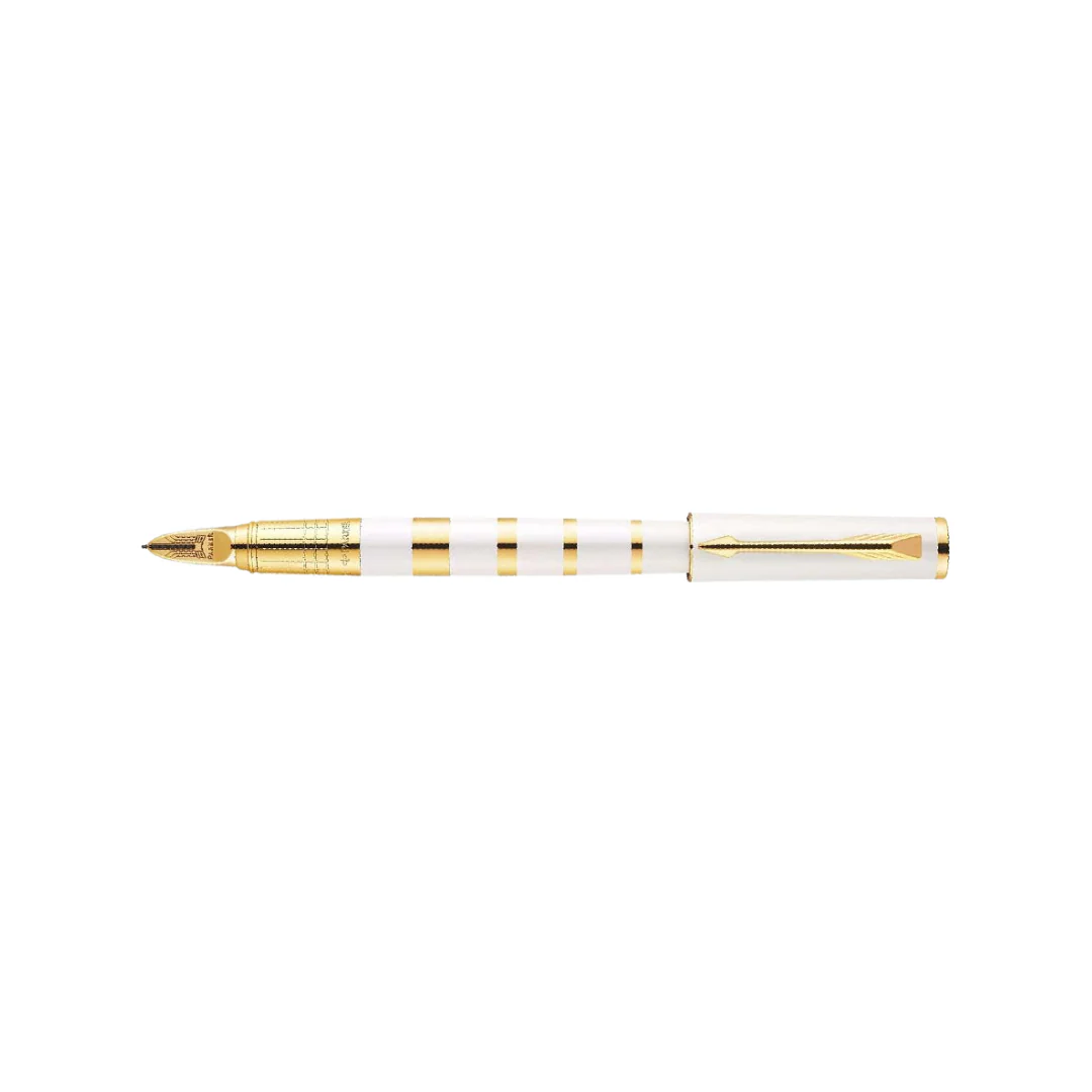 Parker Ingenuity Small Pearl & Metal Gold Trim 5th Technology Pen - Image 4