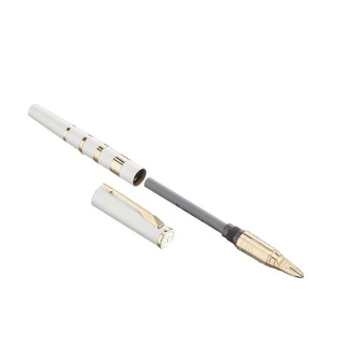 Parker Ingenuity Small Pearl & Metal Gold Trim 5th Technology Pen - Image 6