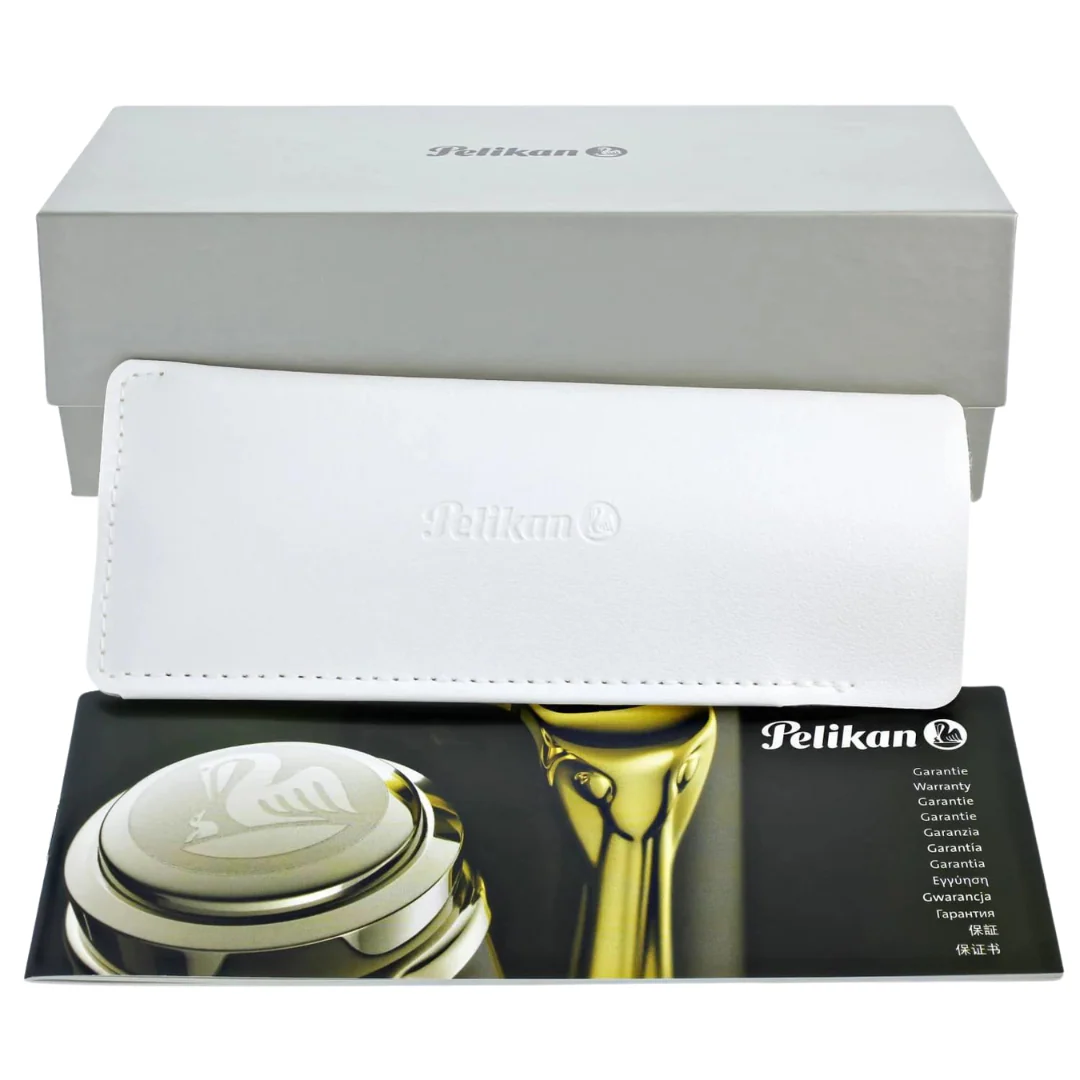 Pelikan Souveran M600 Fountain Pen - Black & Red with Gold Trim (14K Gold) [Pre-Order] - Image 14