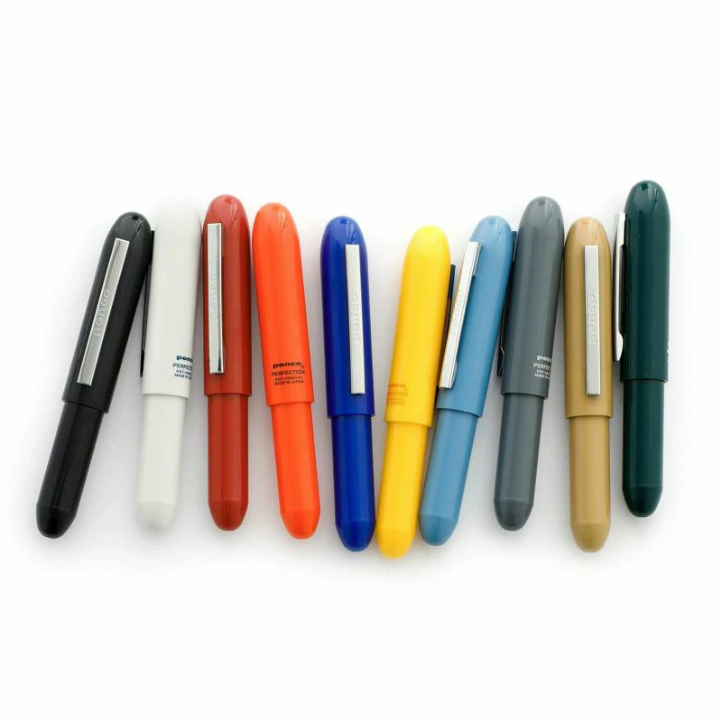 Penco Bullet Ballpoint Pen Light - Dark Green - Image 2