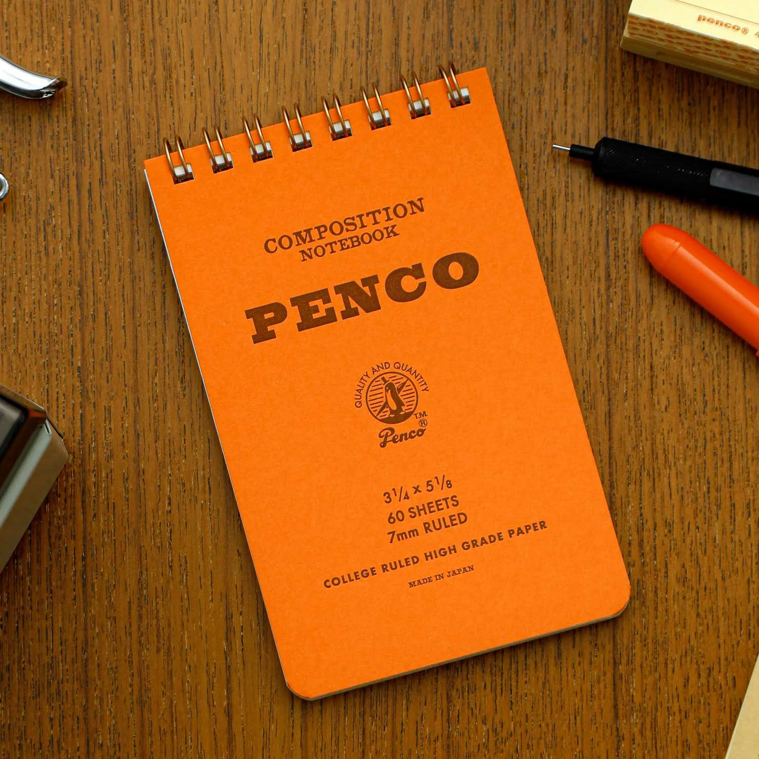 Penco Coil Note Pad Small - Orange - Image 3