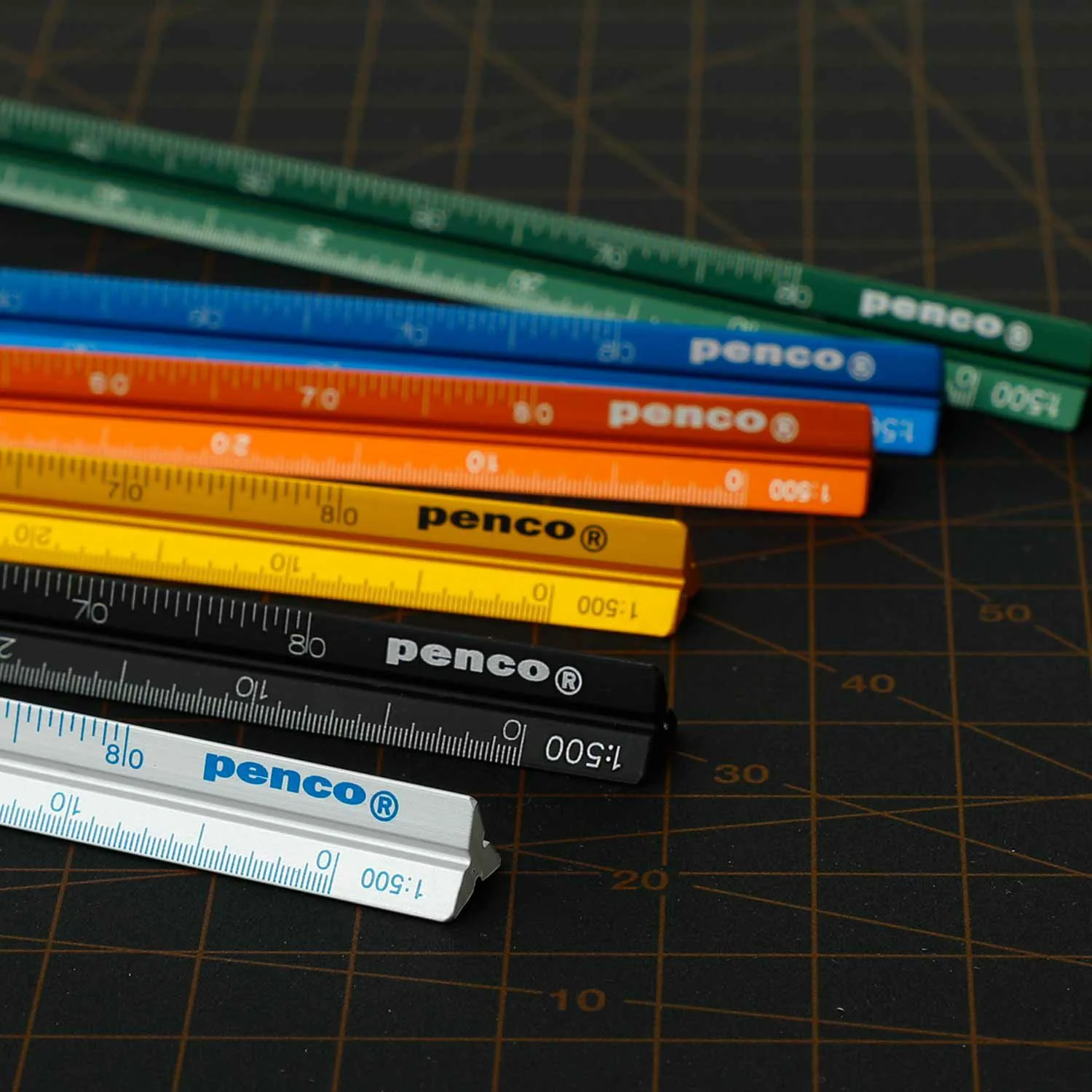 Penco Drafting Scale Ruler - Black - Image 7