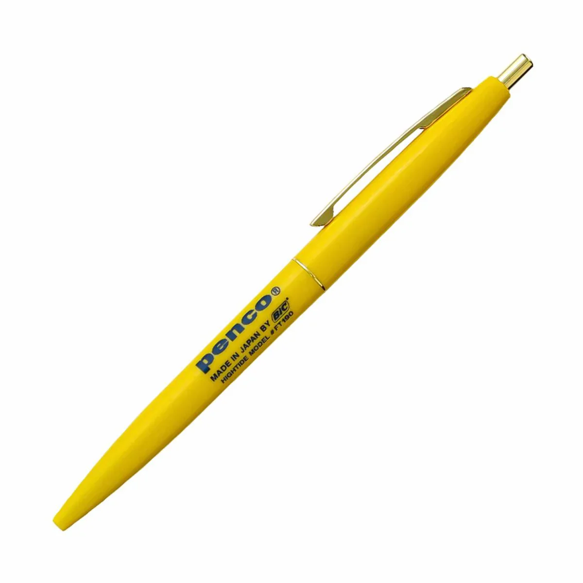 Penco Knock Ballpoint Pen - Yellow