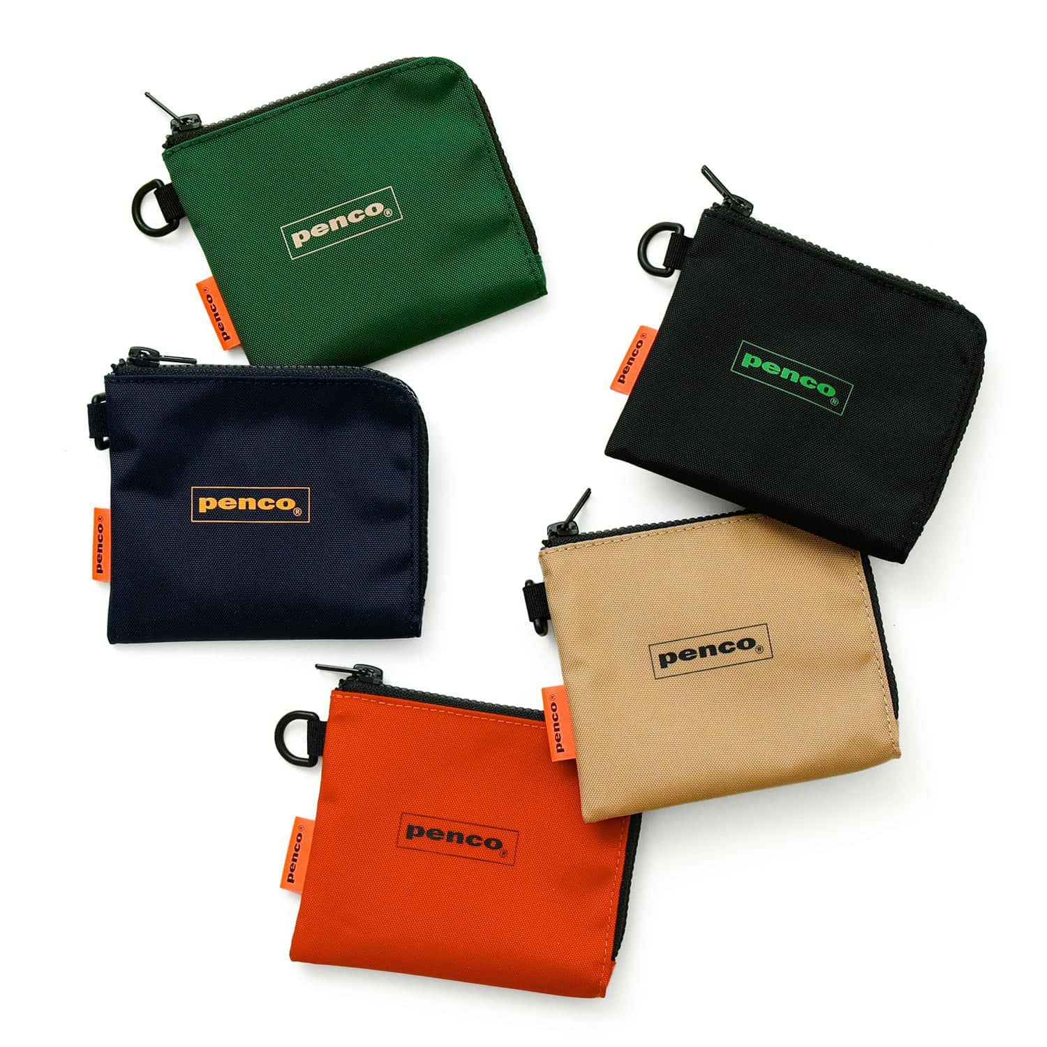 Penco L-Zip Purse - Dark Green - Image 4