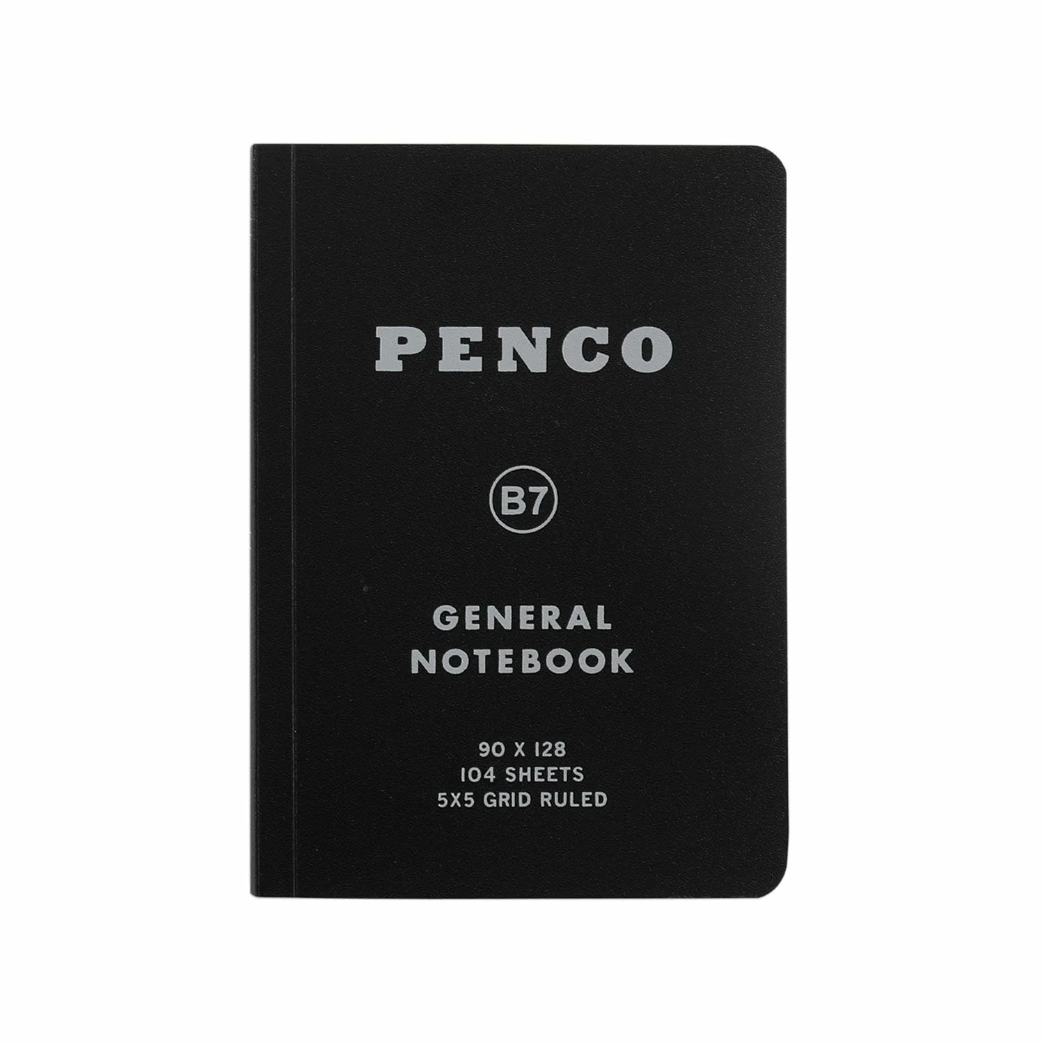 Penco Soft PP Notebook B7 Grid - Black