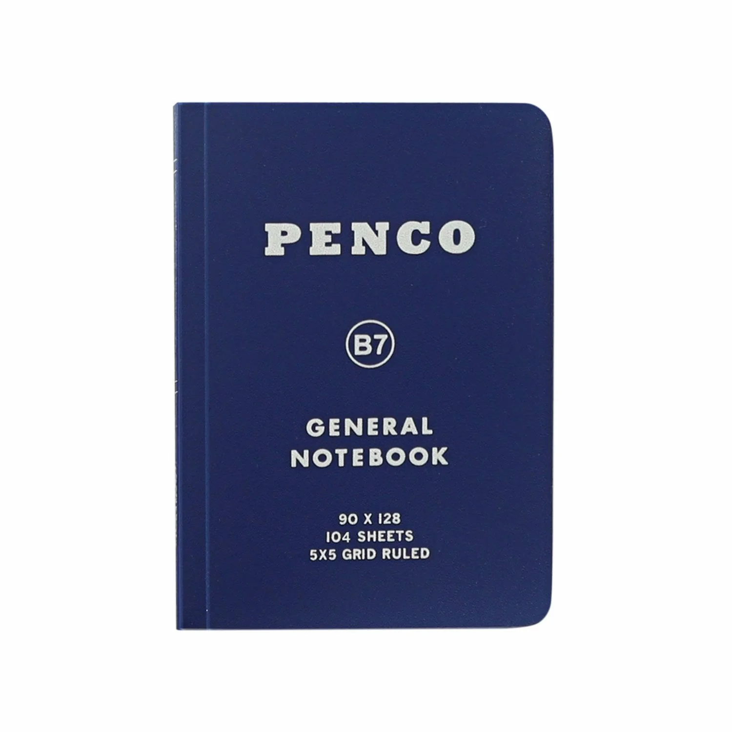 Penco Soft PP Notebook B7 Grid - Navy