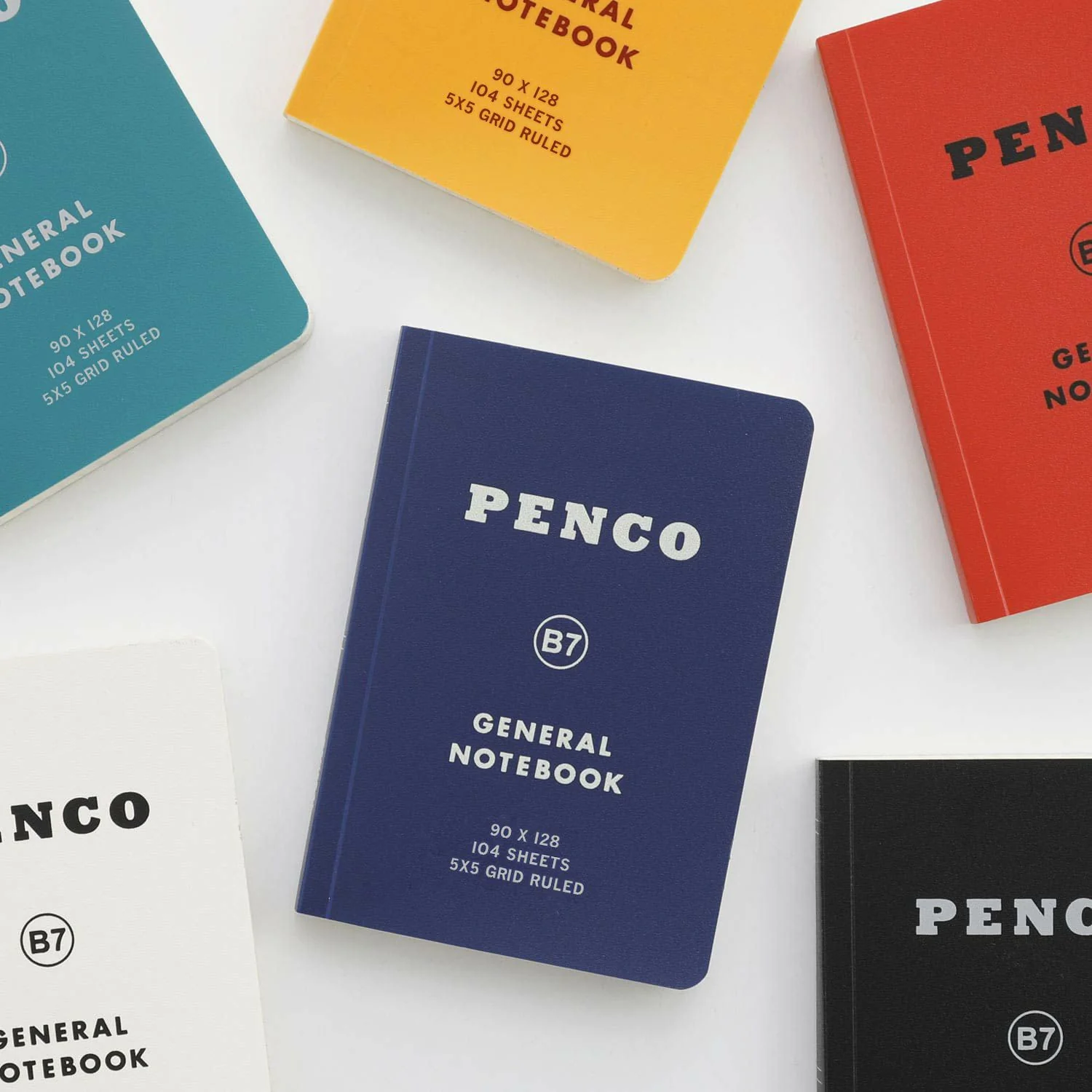 Penco Soft PP Notebook B7 Grid - White - Image 3