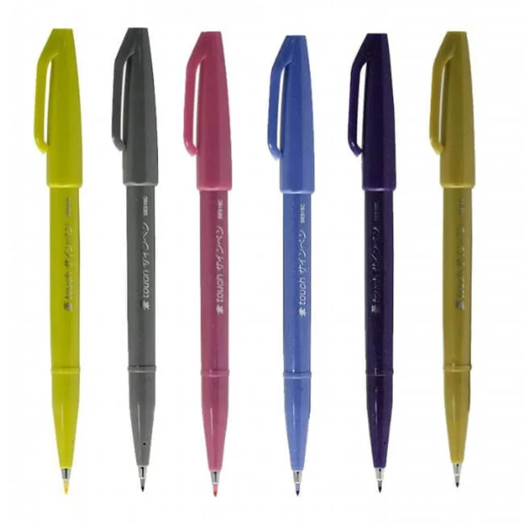 Pentel Brush Sign Pen - All 36 colors - Image 4