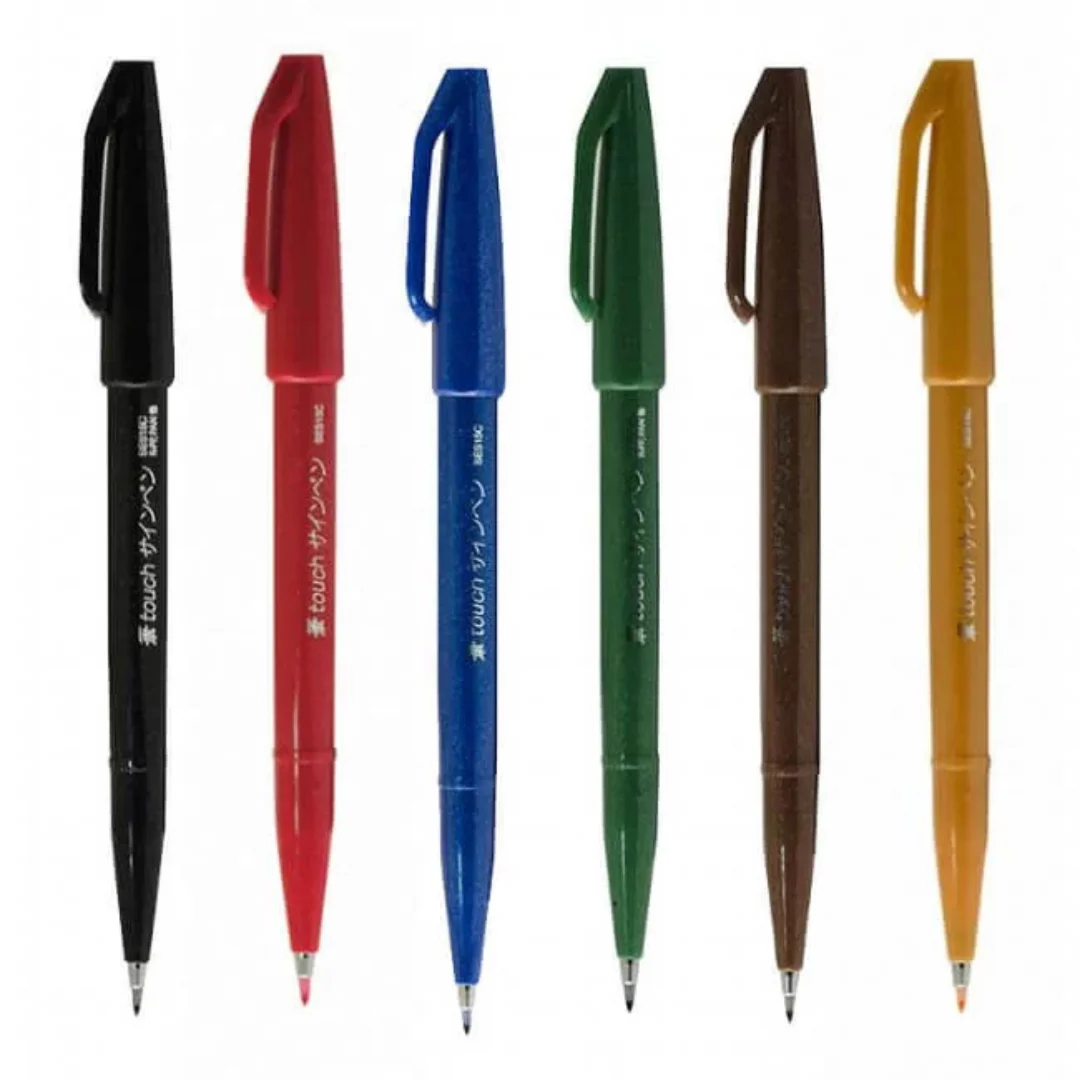 Pentel Brush Sign Pen - All 36 colors - Image 5