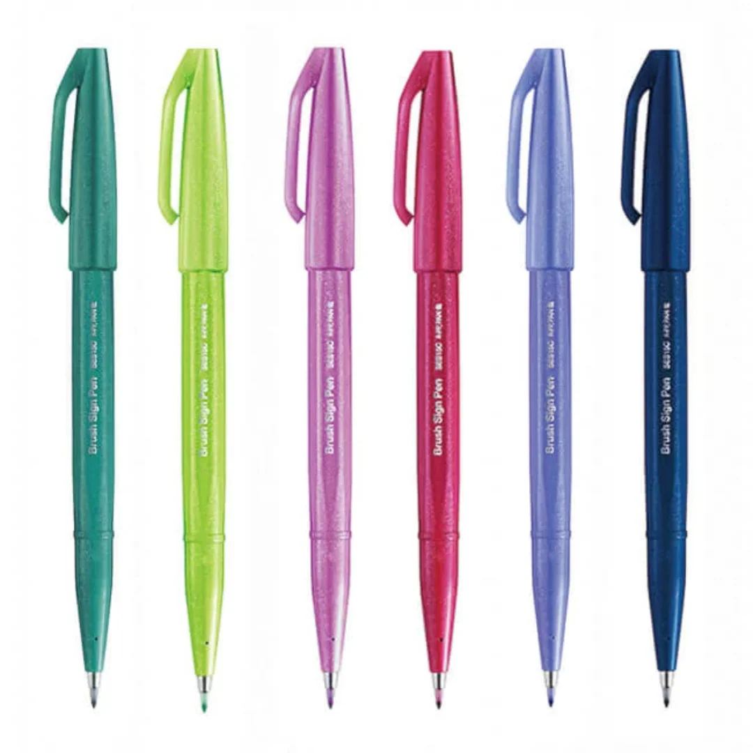 Pentel Brush Sign Pen - All 36 colors - Image 7