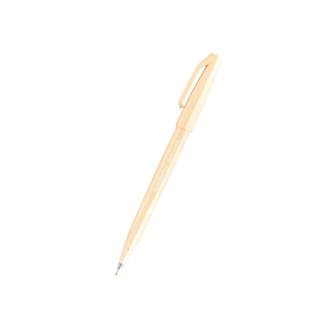 Pentel Brush Sign Pen - Pale Orange
