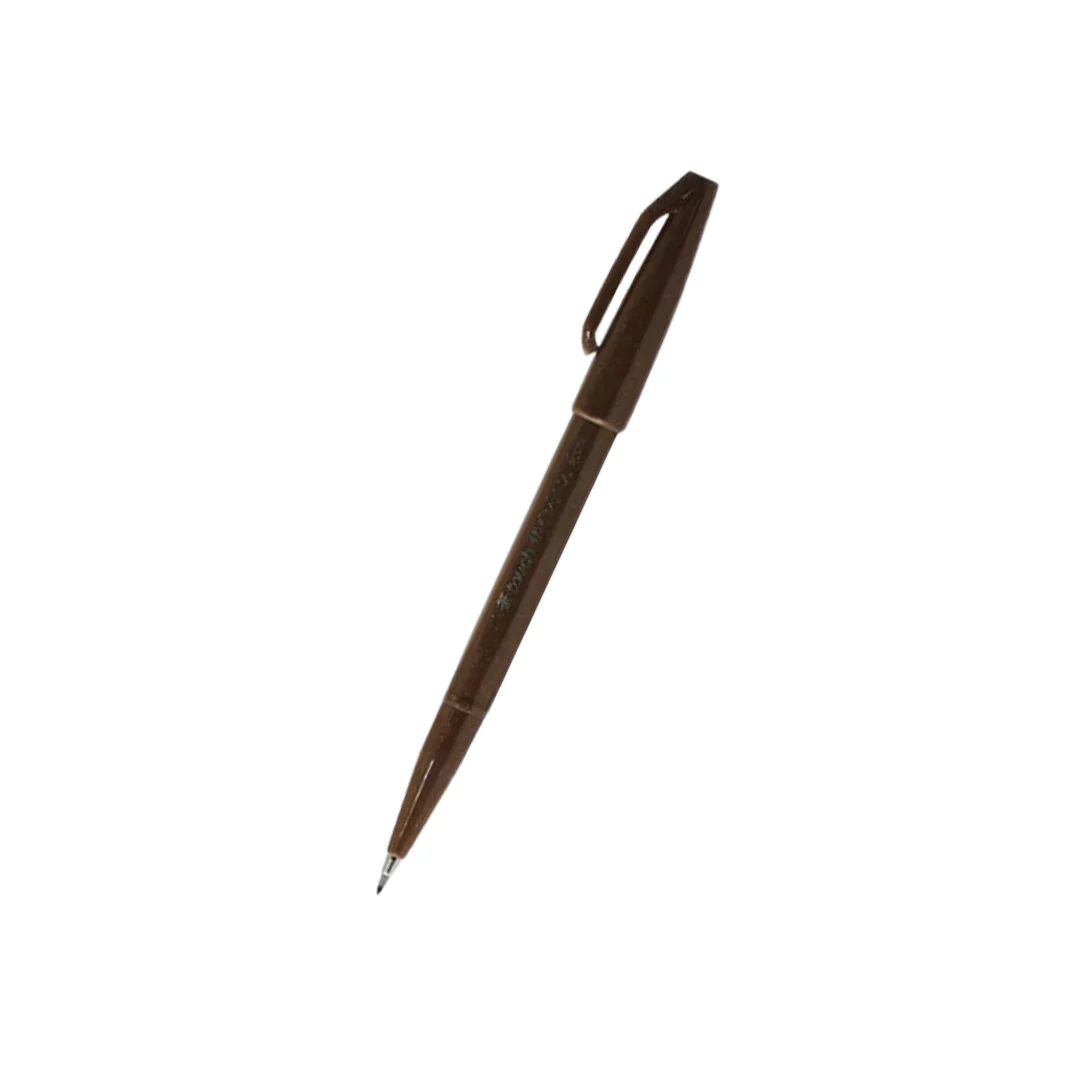 Pentel Touch Brush Sign Pen Brown