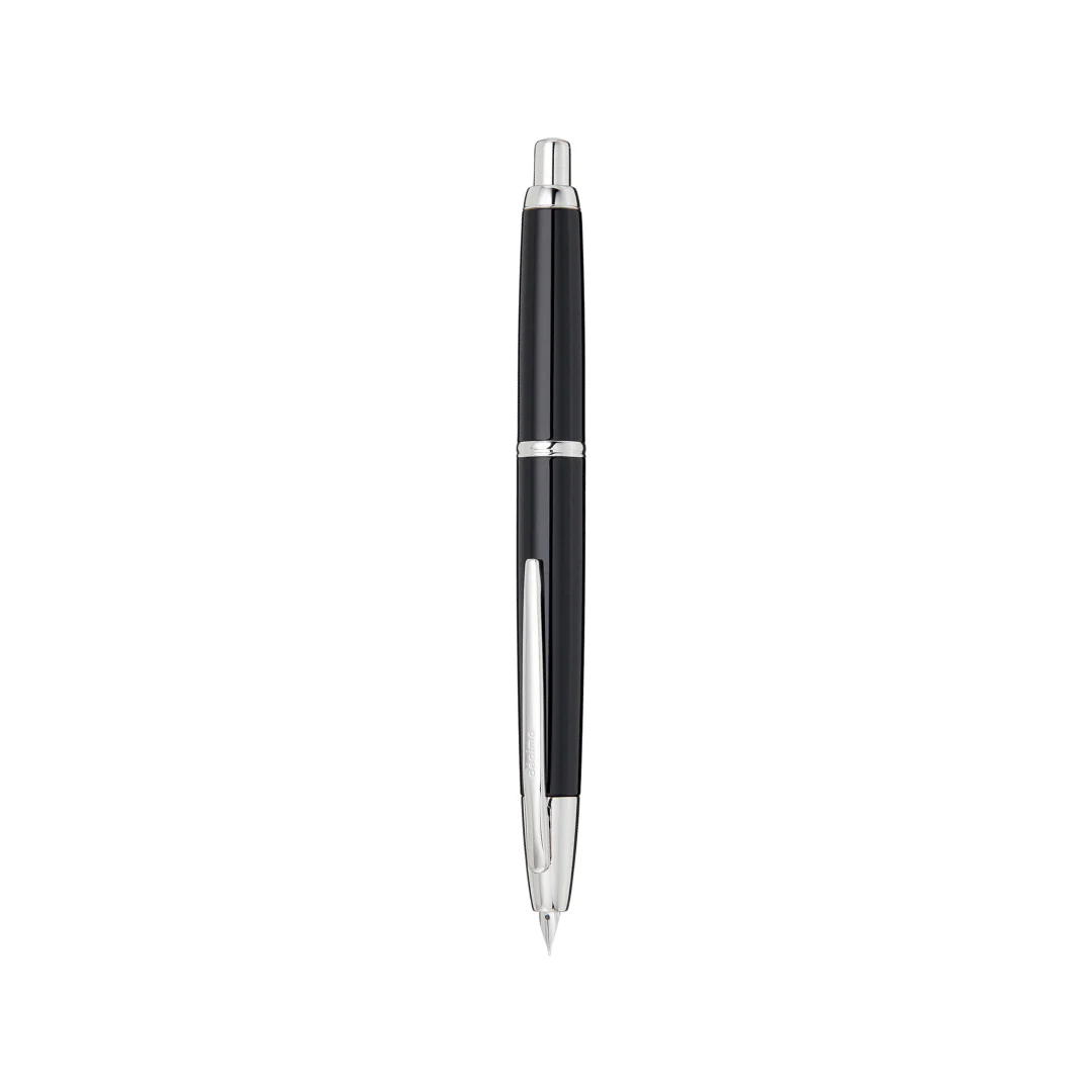 Pilot Capless Decimo Fountain Pen - Black with 18K Gold Rhodium-plated Broad Nib - Image 4
