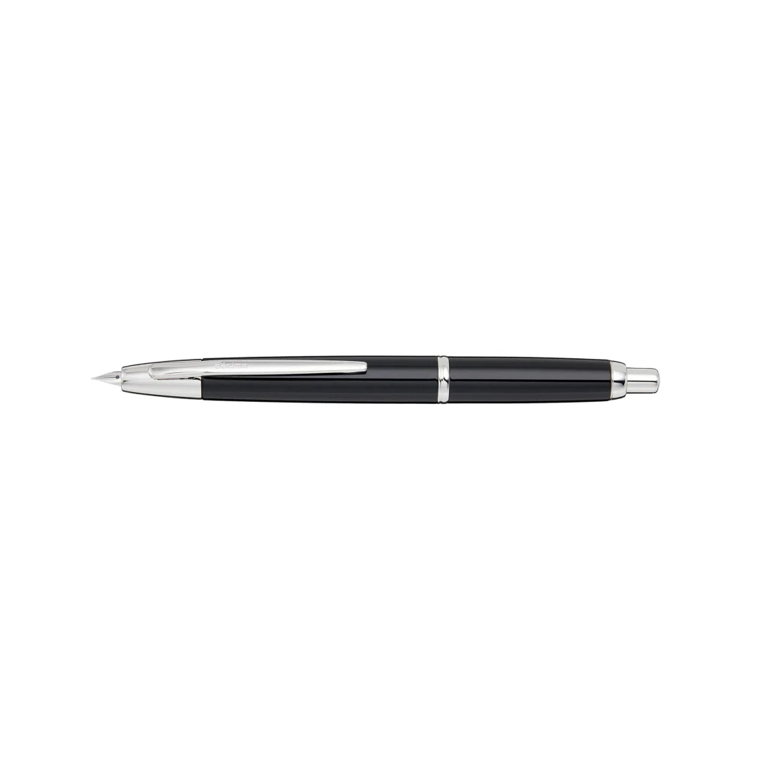 Pilot Capless Decimo Fountain Pen - Black with 18K Gold Rhodium-plated Broad Nib - Image 5