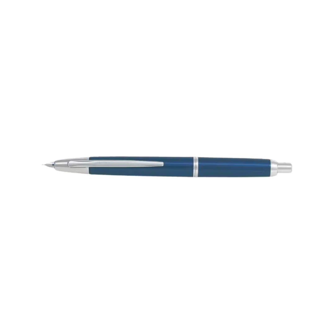 Pilot Capless Decimo Fountain Pen - Blue with 18K Gold Rhodium-plated Broad Nib - Image 3