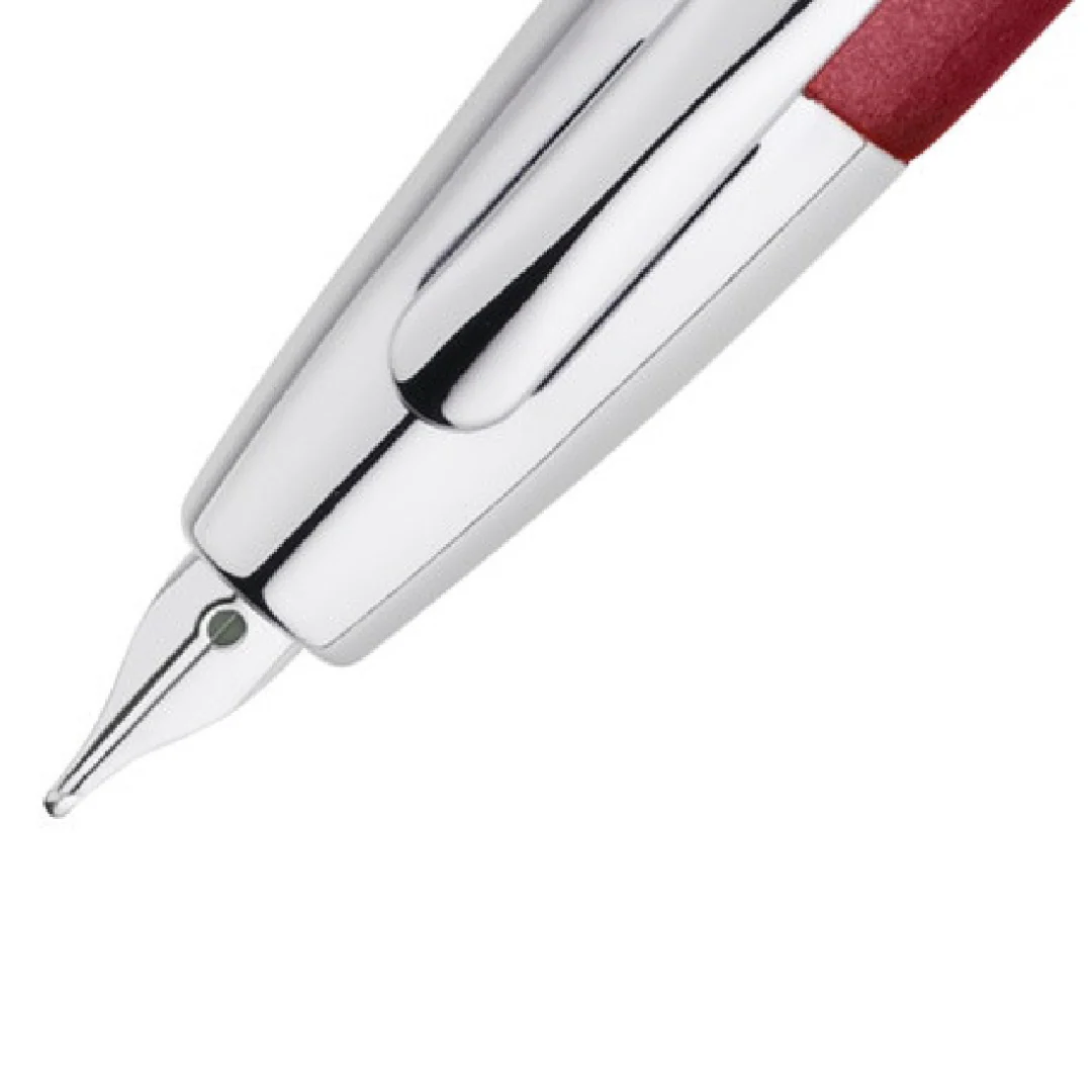 Pilot Capless Decimo Fountain Pen - Red with 18K Gold Rhodium-plated Broad Nib - Image 4