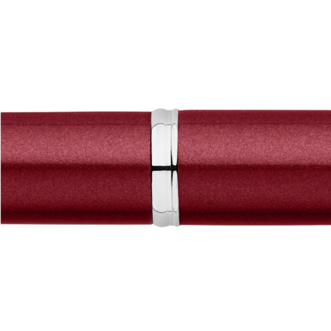 Pilot Capless Decimo Fountain Pen - Red with 18K Gold Rhodium-plated Broad Nib - Image 5
