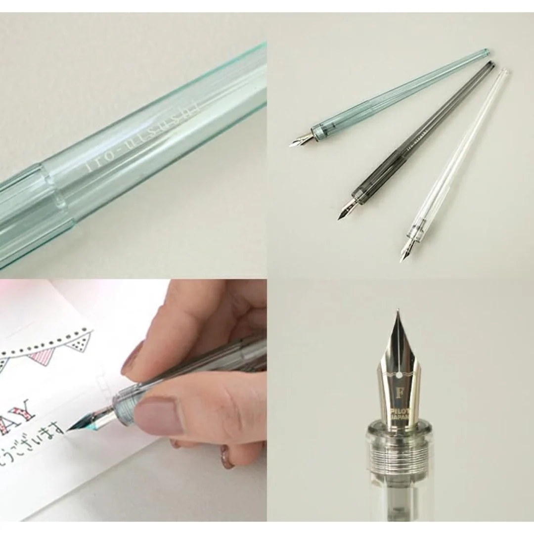 Pilot Iro-Utsushi Dip Fountain Pen - Clear - Image 5