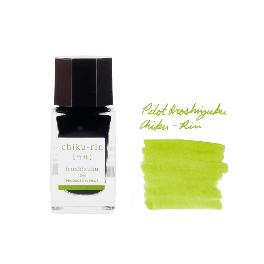 Pilot Iroshizuku 15 ml Ink Bottle - Chiku-rin (Bamboo Forest)