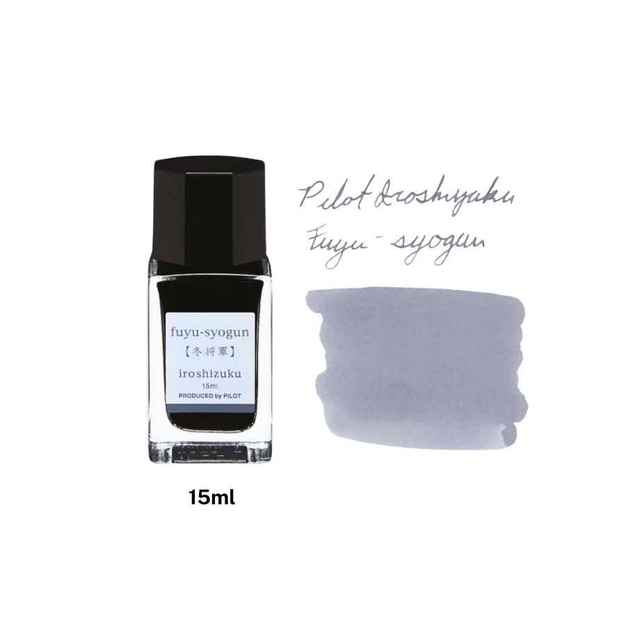 Pilot Iroshizuku 15ml Ink Bottle - Fuyu-syogun (Light Cool Gray)