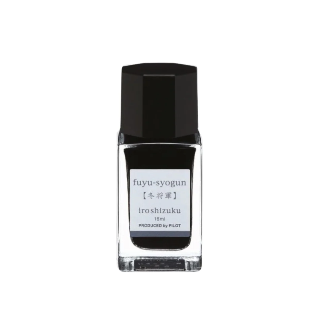 Pilot Iroshizuku 15ml Ink Bottle - Fuyu-syogun (Light Cool Gray) - Image 2