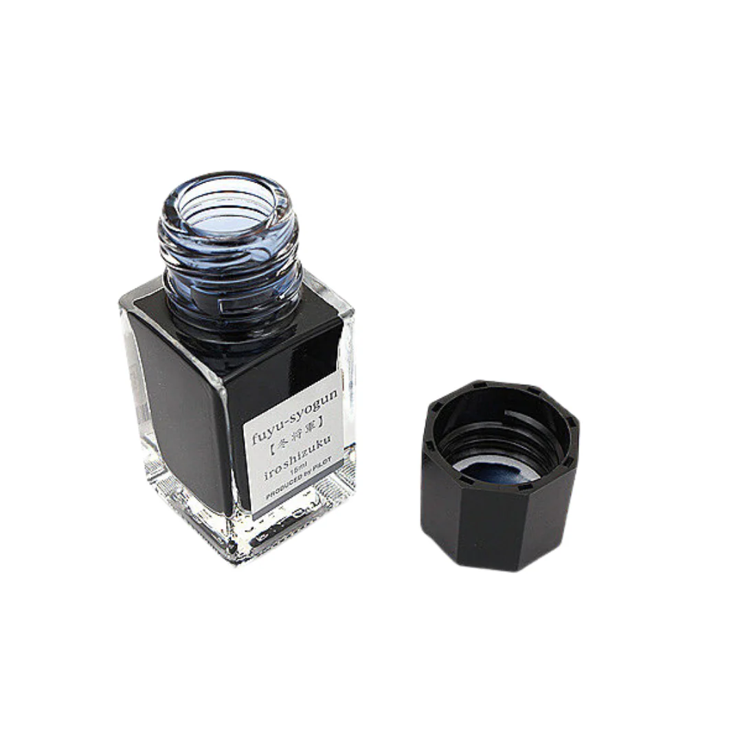 Pilot Iroshizuku 15ml Ink Bottle - Fuyu-syogun (Light Cool Gray) - Image 3