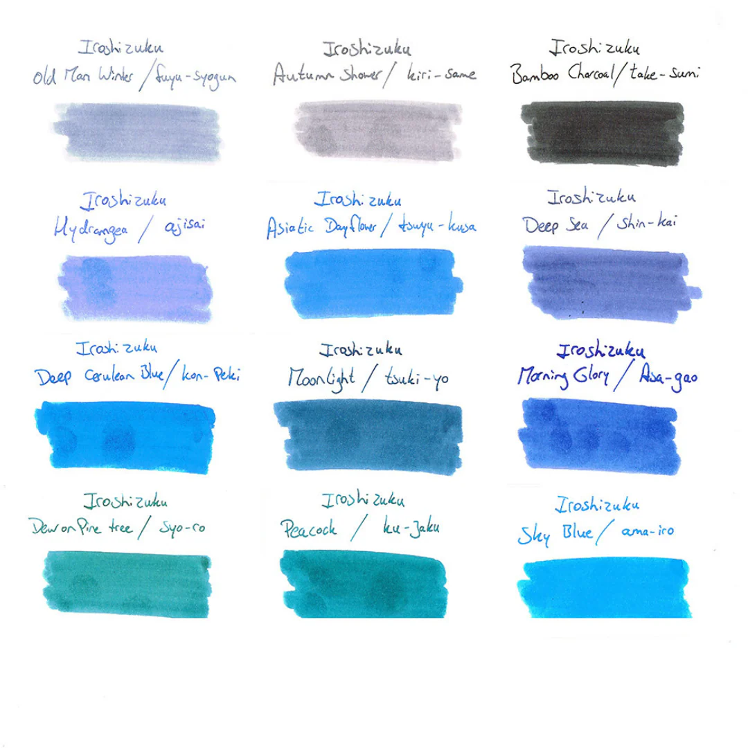 Pilot Iroshizuku 15ml Ink Bottle - Tsu-kiyo (Moonlit Night) - Image 11