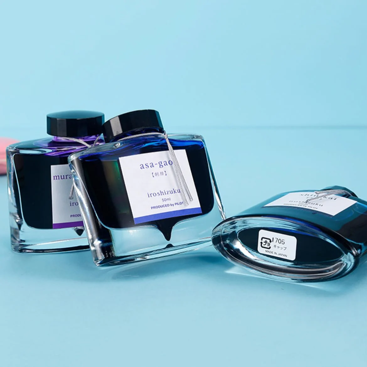 Pilot Iroshizuku 50ml Ink Bottle Fountain Pen Ink - Murasaki-Shikibu (Purple) - Image 3