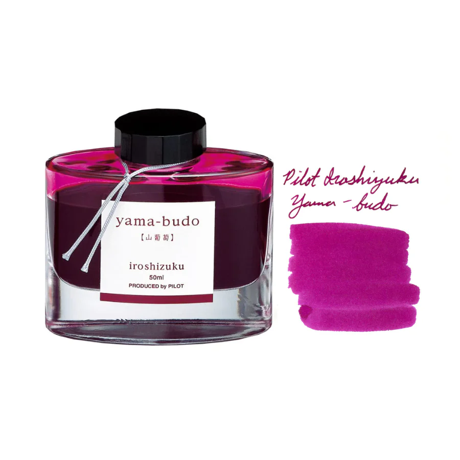 Pilot Iroshizuku 50ml Ink Bottle Fountain Pen Ink - Yama-budo (Purple Magenta)