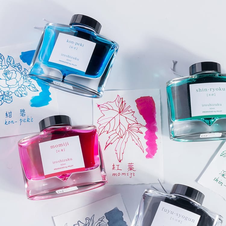 Pilot Iroshizuku 50ml Ink Bottle Fountain Pen Ink - Yama-budo (Purple Magenta) - Image 5
