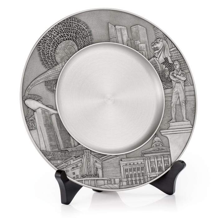 Royal Selangor Singapore Scenes Civic District Plate