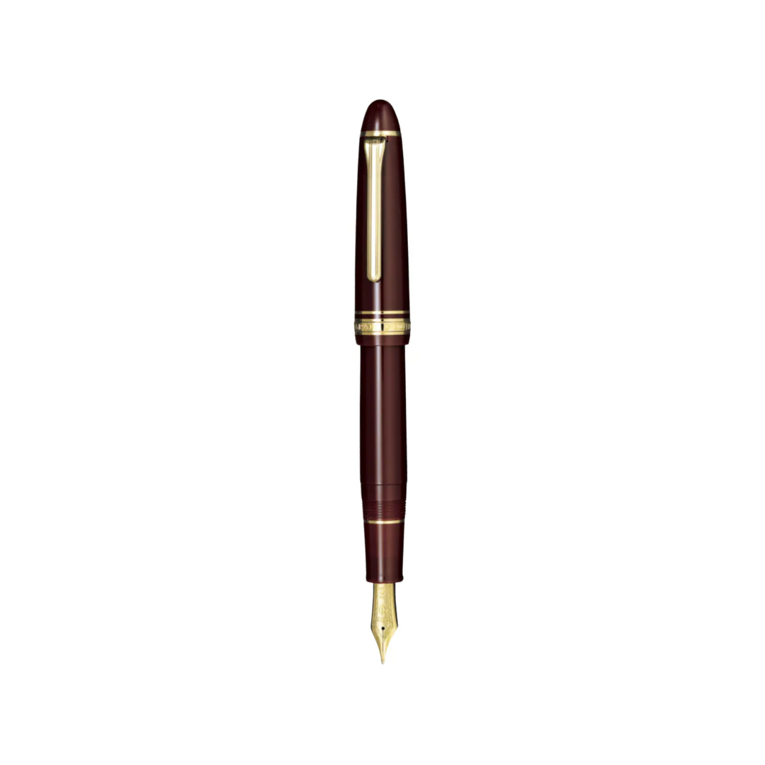 Sailor 1911L 21k Nib Fountain Pen - Lefty Maroon with Gold Accent [Pre-Order] - Image 2