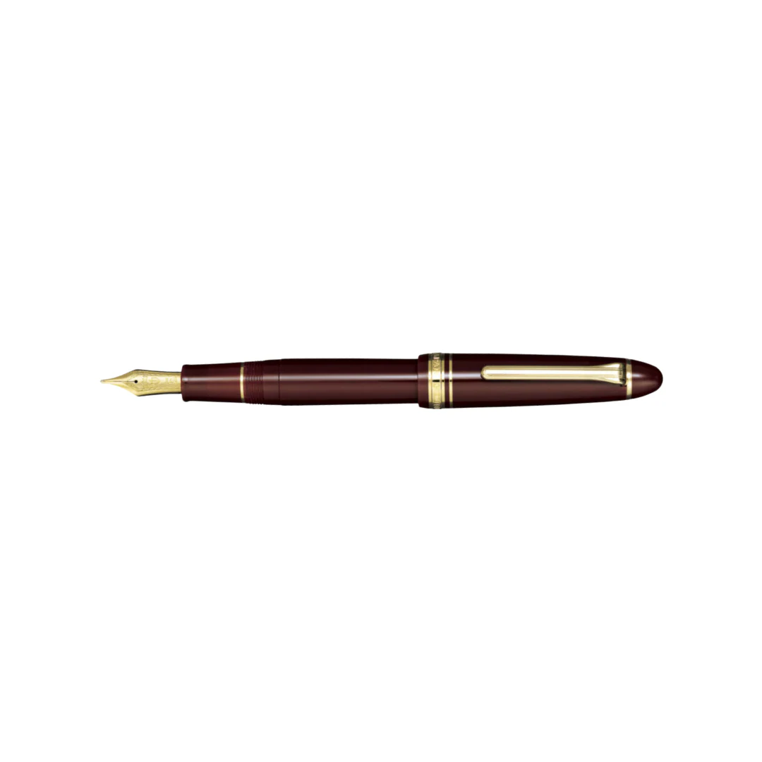 Sailor 1911L 21k Nib Fountain Pen - Lefty Maroon with Gold Accent [Pre-Order] - Image 3
