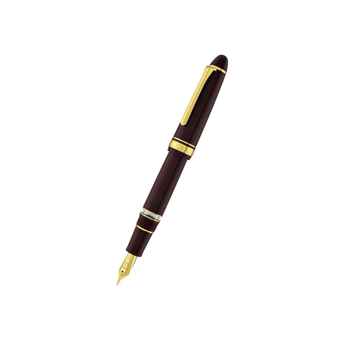Sailor 1911L 21k Nib Fountain Pen - Realo Maroon with Gold Accent [Pre-Order] - Image 2