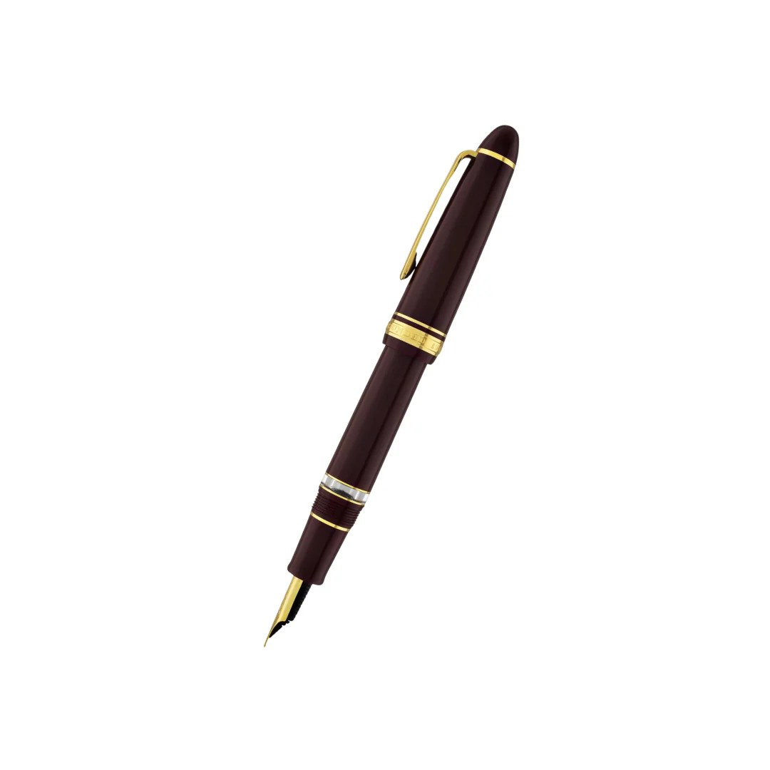 Sailor 1911L 21k Nib Fountain Pen - Realo Maroon with Gold Accent [Pre-Order] - Image 3