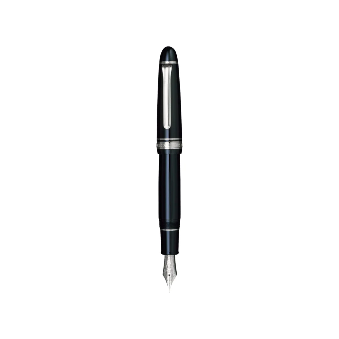 Sailor King of Pens 1911 21k Nib Fountain Pen - Black with Rhodium Accent [Pre-Order] - Image 2