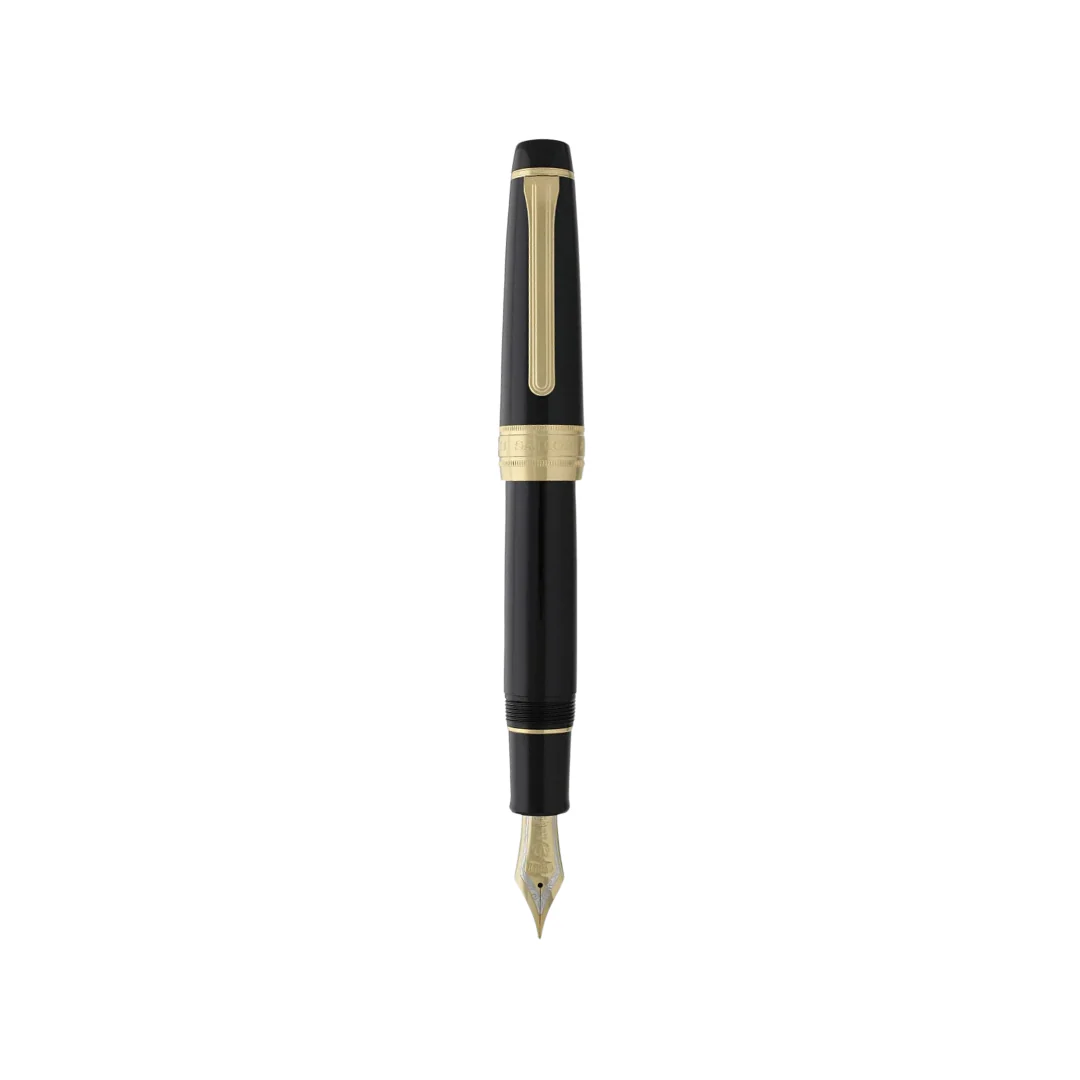 Sailor King of Pens Professional Gear 21k Nib Fountain Pen - Black with Gold Accent [Pre-Order] - Image 4