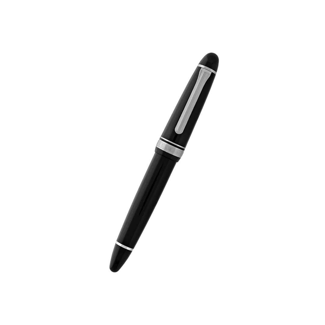 Sailor King of Pens Professional Gear 21k Nib Fountain Pen - Black with Rhodium Accent [Pre-Order] - Image 2