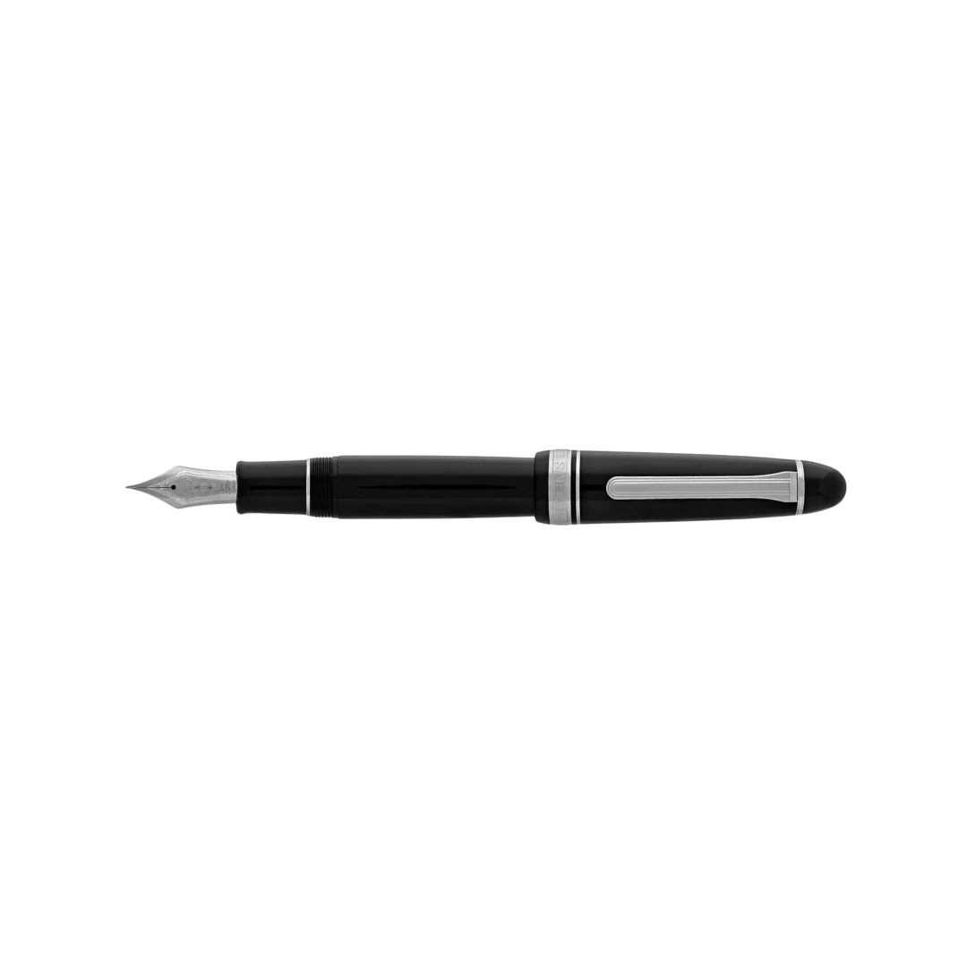 Sailor King of Pens Professional Gear 21k Nib Fountain Pen - Black with Rhodium Accent [Pre-Order] - Image 5