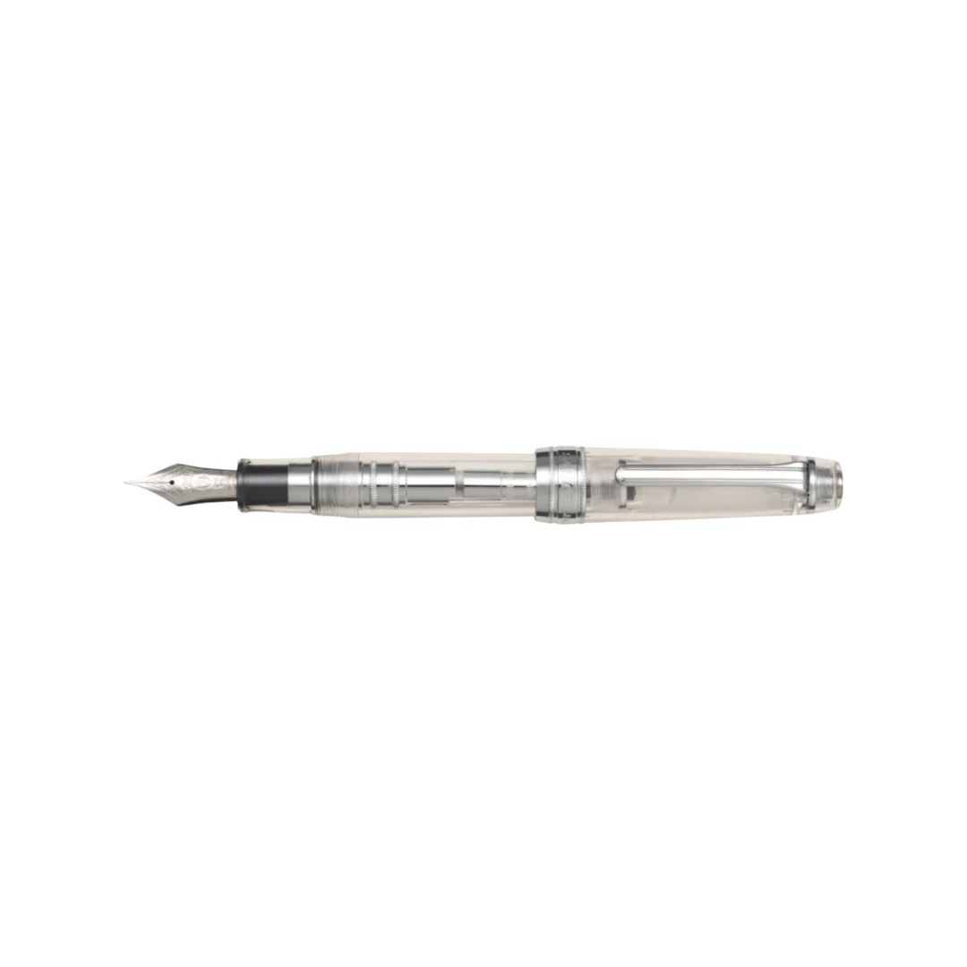 Sailor King of Pens Professional Gear 21k Nib Fountain Pen - Demonstrator with Rhodium Accent [Pre-Order] - Image 3