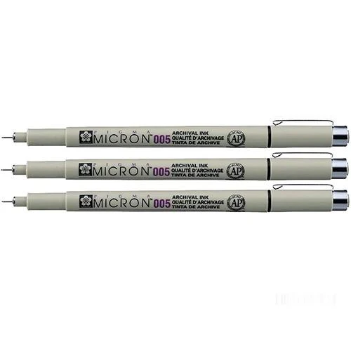 Sakura Pigma Mircon 0.2mm Black - Image 3