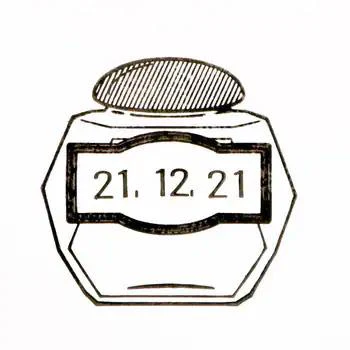 Sanby Ink Biyori Date Stamp - Ink Bottle - Image 2