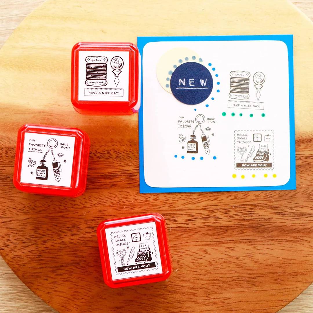 Sanby x Eric Small Things Pre-Inked Stamp - Keyring - Image 6