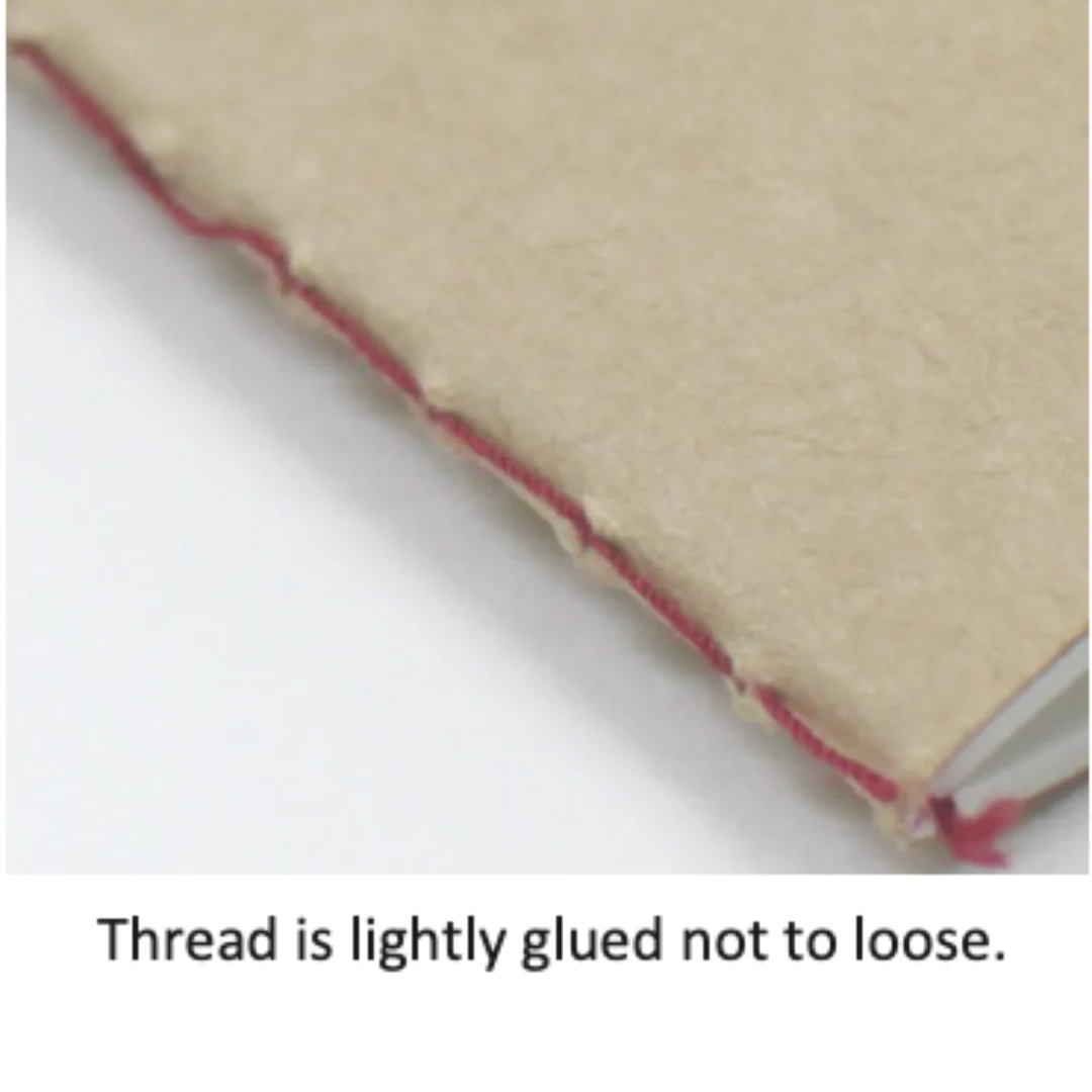 Sanzen Tomoe River FP A5 Stitch Notebook - Plain (64 pages) - Image 2