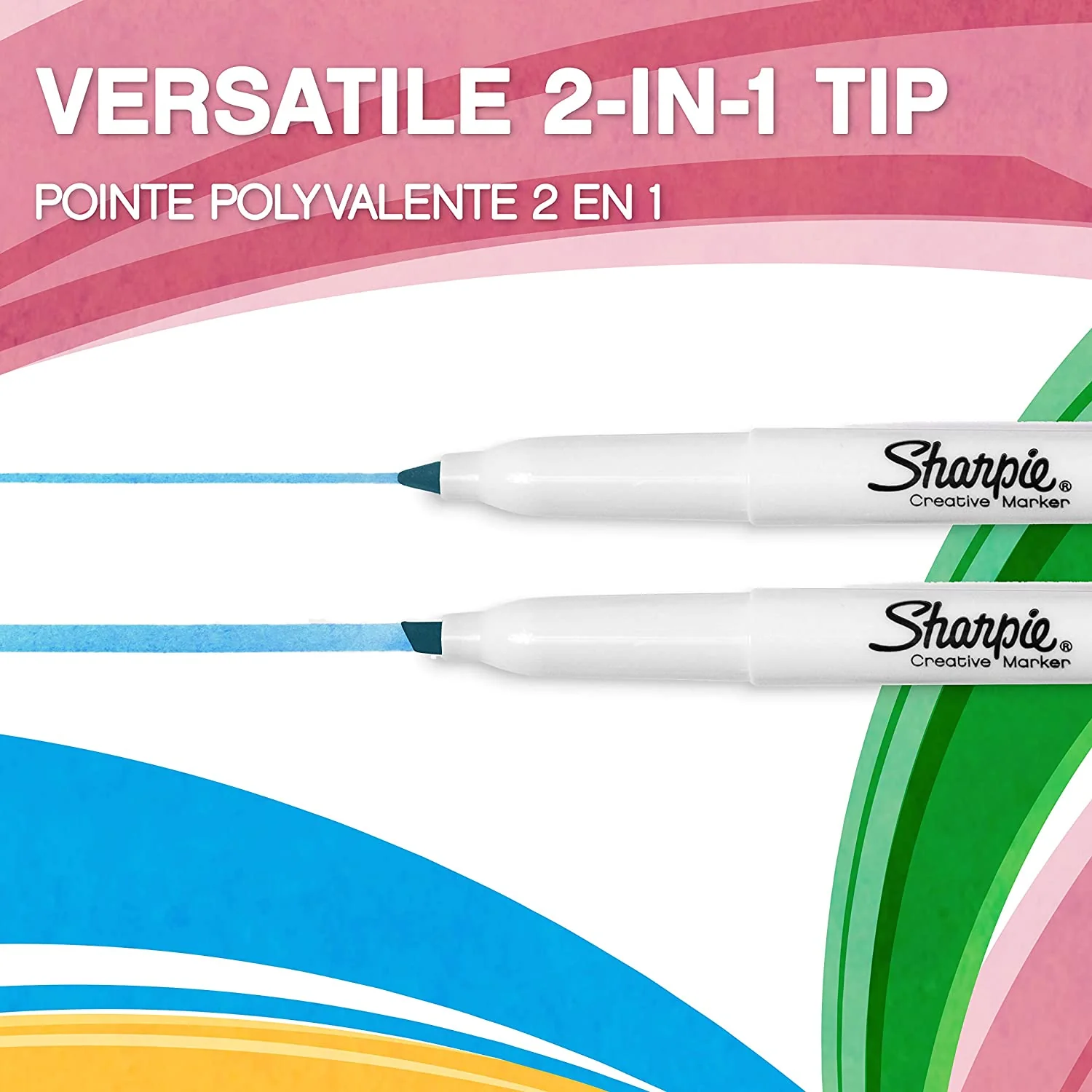Sharpie S-Note Chisel Tip Creative Markers (Pack of 4) - Image 2
