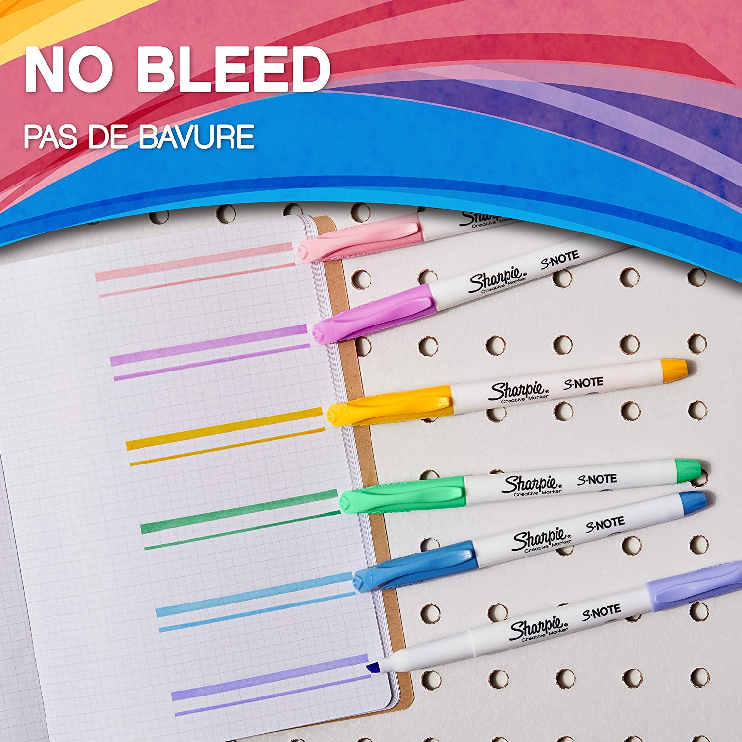 Sharpie S-Note Chisel Tip Creative Markers (Pack of 4) - Image 3