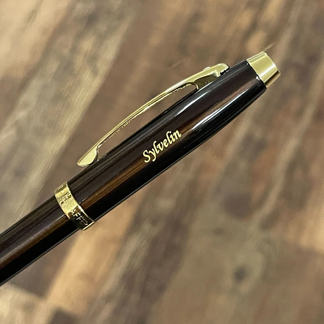 Sheaffer 100 E9370 Glossy Coffee Brown With PVD Gold-Tone Trim Rollerball Pen (WW30) - Image 10